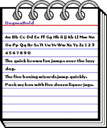 DogmaBold Regular animated font preview DogmaBold Regular animated font preview
