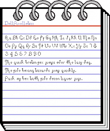 DollPixellowzz Medium animated font preview