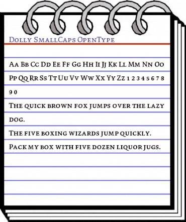 Dolly SmallCaps animated font preview Dolly SmallCaps animated font preview