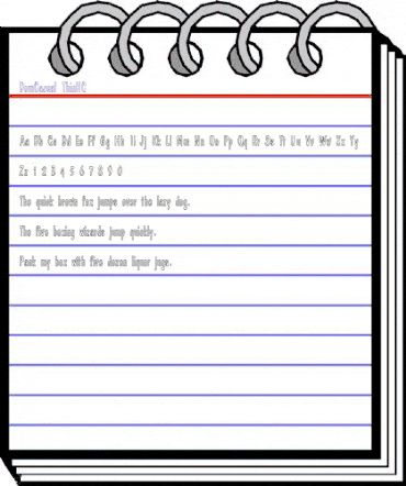 DomCasual-ThinHC Regular animated font preview