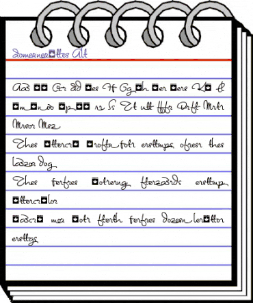 Dominique Alt Regular animated font preview