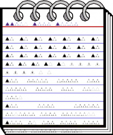 DPoly Four-Sider Regular animated font preview