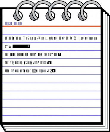 Dracool Regular animated font preview