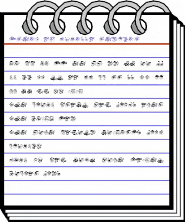 Dream of Picasso Regular animated font preview