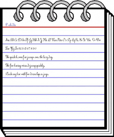 Dschidda Regular animated font preview