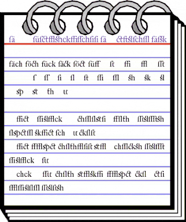 DTL Fleischmann Regular animated font preview DTL Fleischmann Regular animated font preview