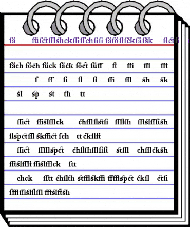 DTL Fleischmann D Bold Alt animated font preview DTL Fleischmann D Bold Alt animated font preview