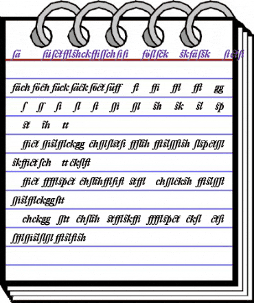 DTL Fleischmann T Bold Italic Alt animated font preview