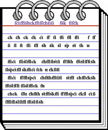 DTLFleischmannT Bold animated font preview