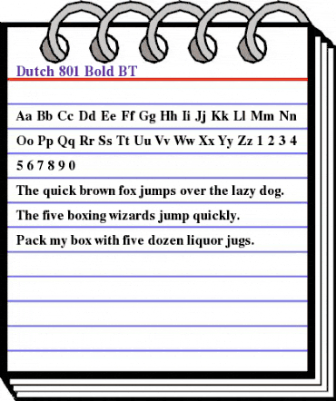 Dutch801 Rm BT Bold animated font preview Dutch801 Rm BT Bold animated font preview
