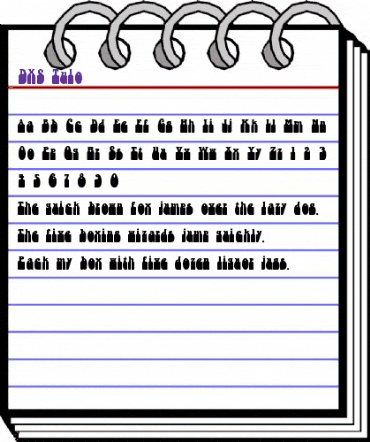 DXS Tulo Regular animated font preview