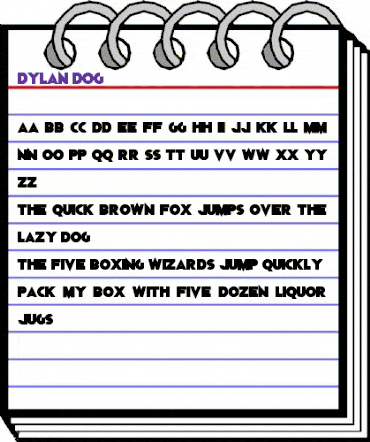 DYLAN DOG Regular animated font preview