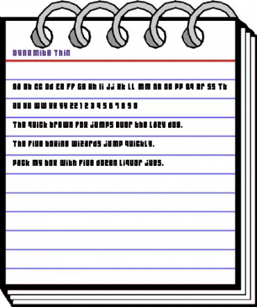 Dynomite Thin Regular animated font preview Dynomite Thin Regular animated font preview