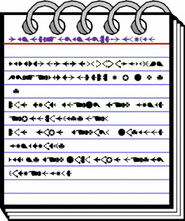 Eames Ornaments Regular animated font preview