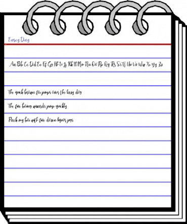 Earcy Day Regular animated font preview Earcy Day Regular animated font preview