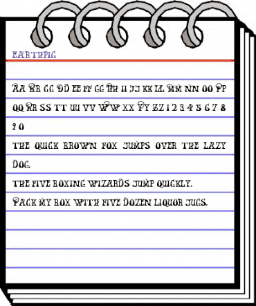 Earthpig Medium animated font preview Earthpig Medium animated font preview