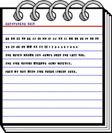 Earthshake Bold Bold animated font preview Earthshake Bold Bold animated font preview