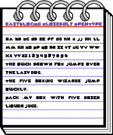 EastBlocICG ClosedAlt animated font preview EastBlocICG ClosedAlt animated font preview