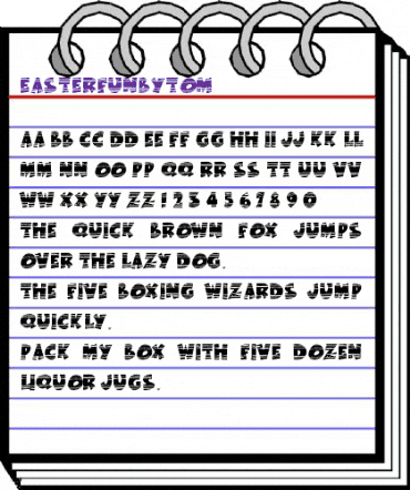 NewWGL4Font Regular animated font preview