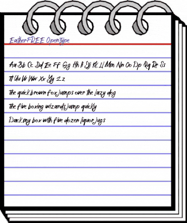 Eather FREE Regular animated font preview Eather FREE Regular animated font preview