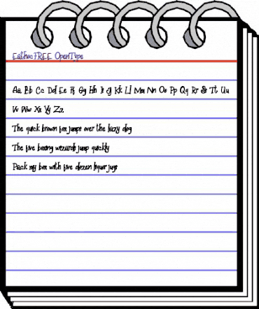 Eathoc FREE Regular animated font preview Eathoc FREE Regular animated font preview