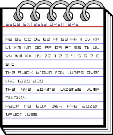 Eboy EXTBeta animated font preview Eboy EXTBeta animated font preview