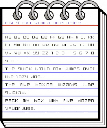 Eboy EXTGamma animated font preview Eboy EXTGamma animated font preview