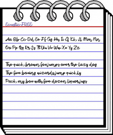 Ecustic FREE Regular animated font preview Ecustic FREE Regular animated font preview