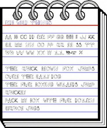 EDB Wild Things Regular animated font preview EDB Wild Things Regular animated font preview