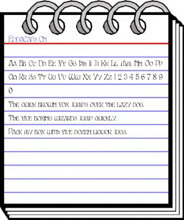 EddaCaps Cn Regular animated font preview EddaCaps Cn Regular animated font preview