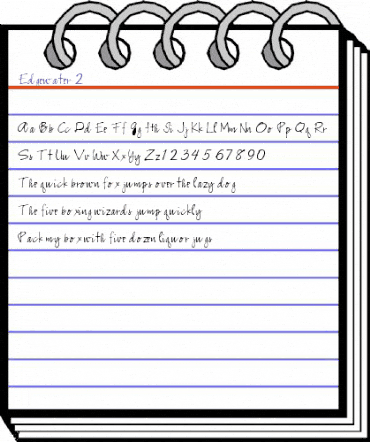 Edgewater 2 Regular animated font preview