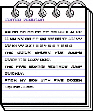 Edited Regular animated font preview