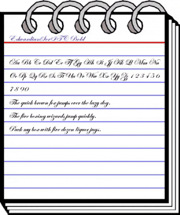 EdwardianScrITC Bold animated font preview EdwardianScrITC Bold animated font preview