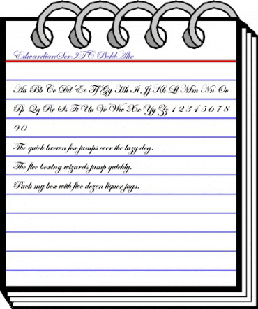 EdwardianScrITC BoldAlte animated font preview EdwardianScrITC BoldAlte animated font preview