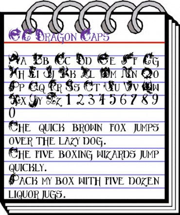 Elementary Gothic Regular animated font preview