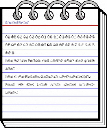 Eggy Bunny Regular animated font preview Eggy Bunny Regular animated font preview