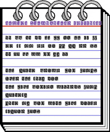 Ehmcke-Schwabacher Initialen Regular animated font preview Ehmcke-Schwabacher Initialen Regular animated font preview