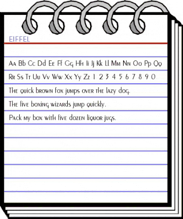 EIFFEL Light animated font preview EIFFEL Light animated font preview