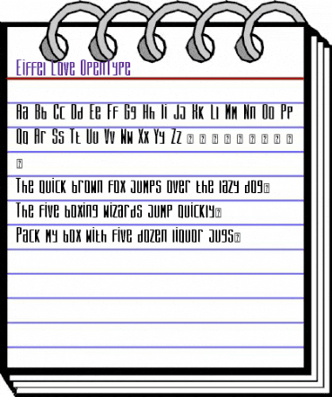 Eiffel Love Regular animated font preview Eiffel Love Regular animated font preview