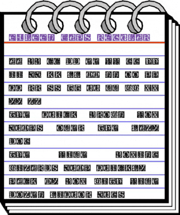 Eileen Caps Regular animated font preview Eileen Caps Regular animated font preview