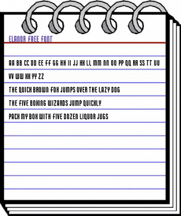 Elanor Free Font Regular animated font preview