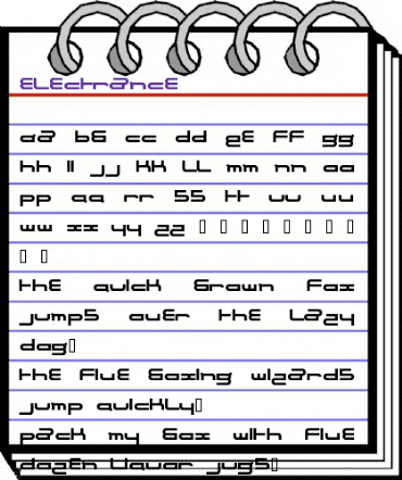 electrance Regular animated font preview electrance Regular animated font preview