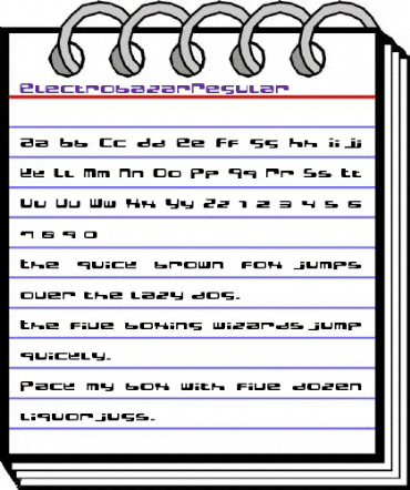 ElectrobazarRegular Regular animated font preview ElectrobazarRegular Regular animated font preview