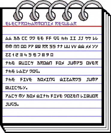 Electroharmonix Regular animated font preview Electroharmonix Regular animated font preview