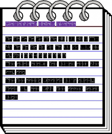 Elementary-Hollow-Inverse Regular animated font preview