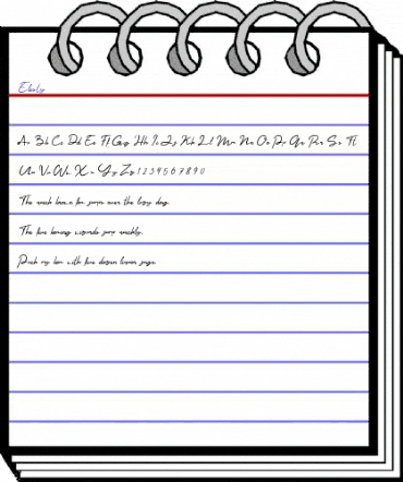 Elesty Regular animated font preview