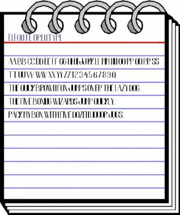 El Fonte Regular animated font preview