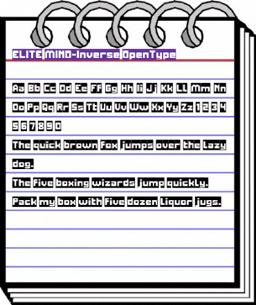 ELITE MIND-Inverse Regular animated font preview ELITE MIND-Inverse Regular animated font preview