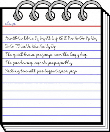 eliya Regular animated font preview