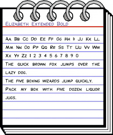 Elizabeth-Extended Bold animated font preview Elizabeth-Extended Bold animated font preview